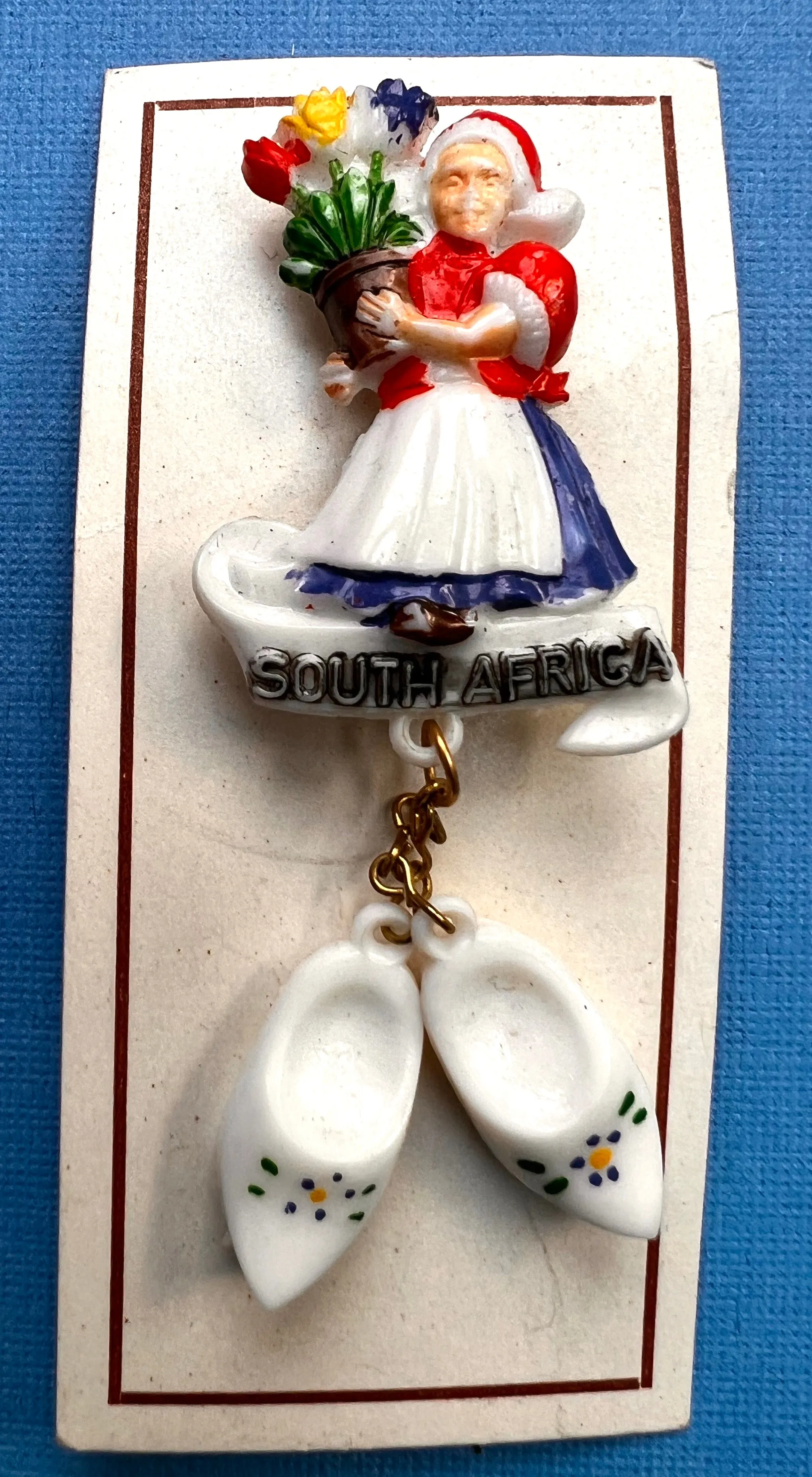 1950s Dutch Girl Brooch