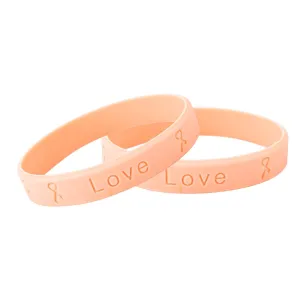 Adult Uterine Cancer Silicone Bracelet Wristbands