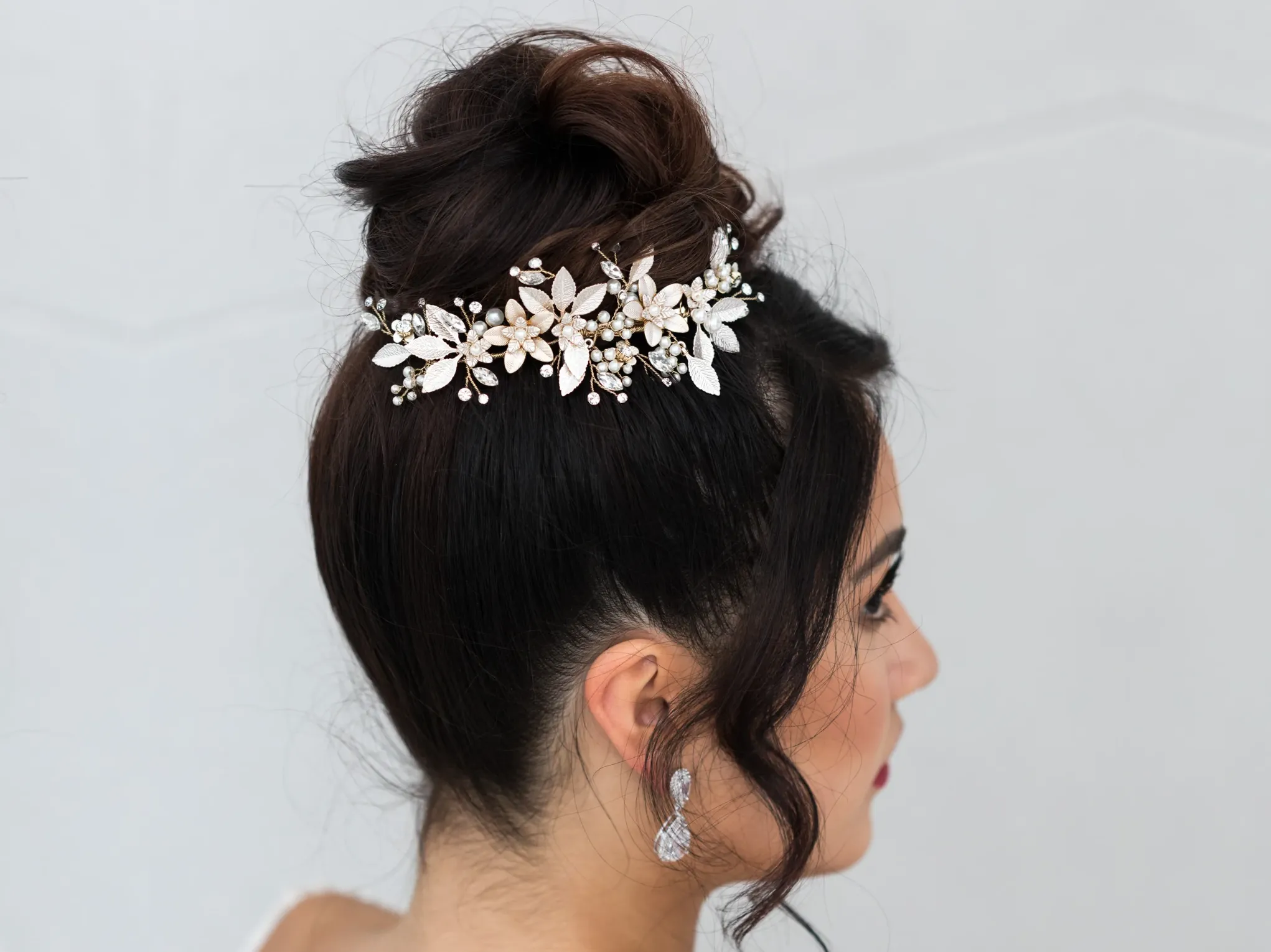 Autumn - Sweet Floral Bridal Hair Clip