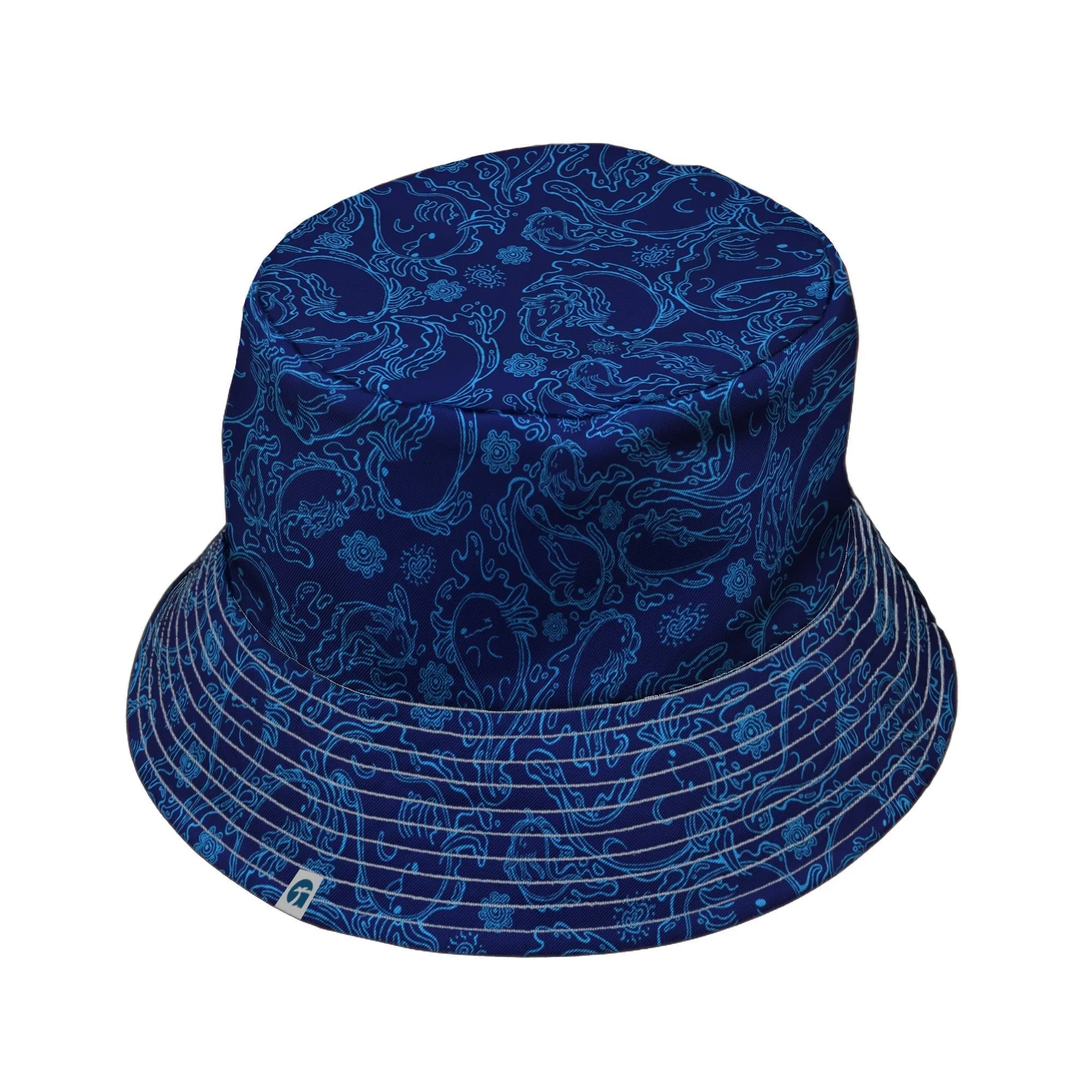 Axolotl Waterbending Salamanders Bucket Hat