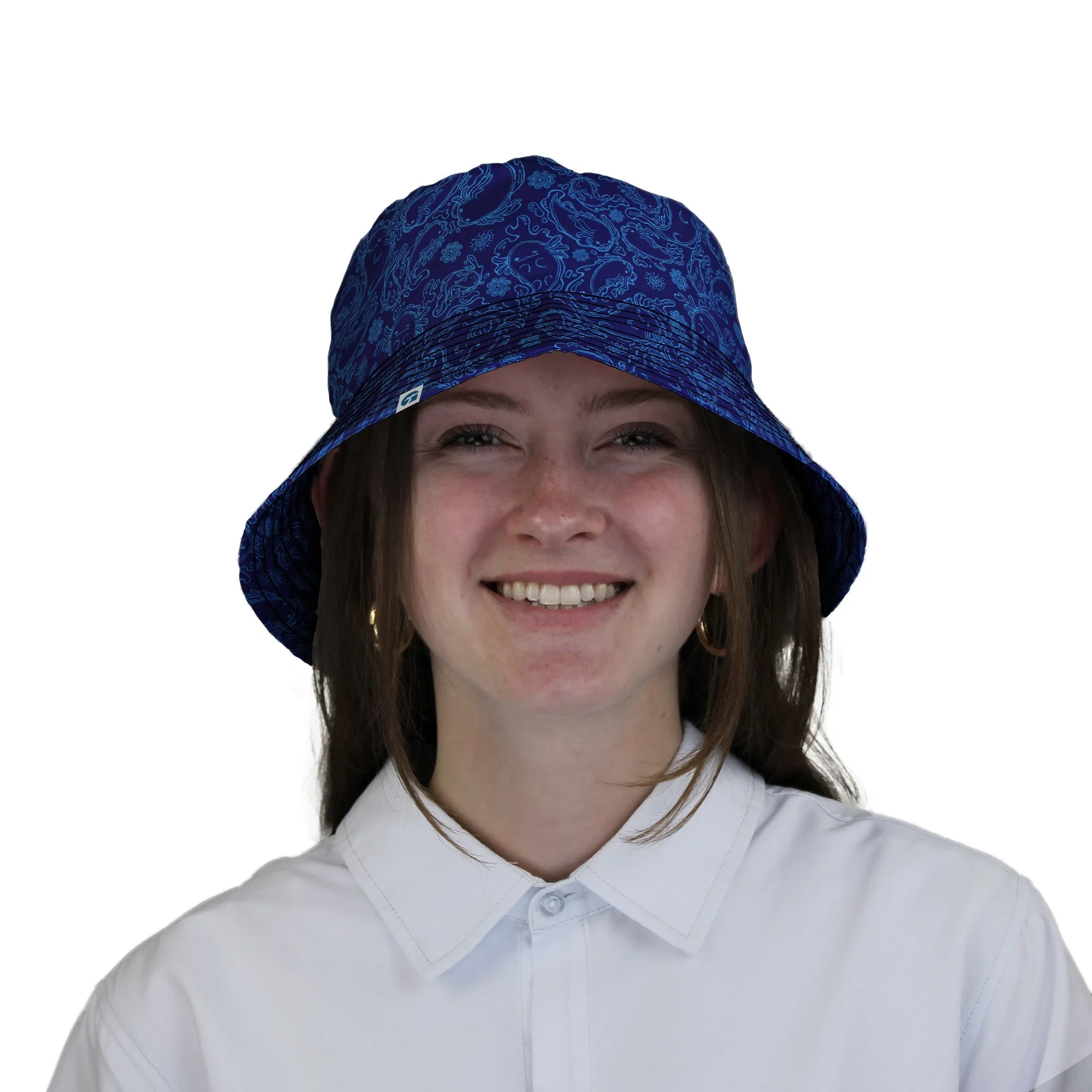 Axolotl Waterbending Salamanders Bucket Hat