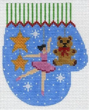 Ballerina Dreams Mitten Canvas