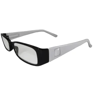 Black and White Reading Glasses Power  1.50, 3 pack