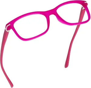 Blue-Light-Blocking-Reading-Glasses-Hot-Pink-1-25-Magnification-Computer-Glasses