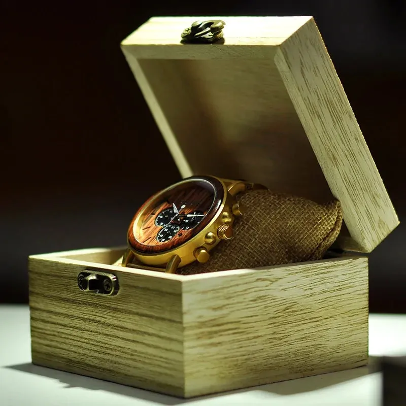 BOBO BIRD Luxury Wooden Wristwatch