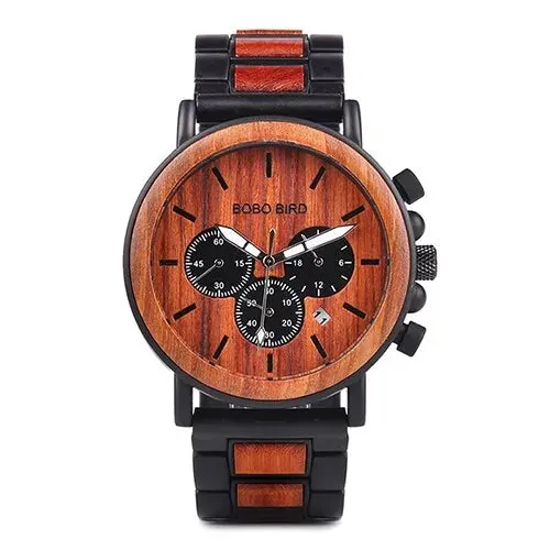 BOBO BIRD Luxury Wooden Wristwatch