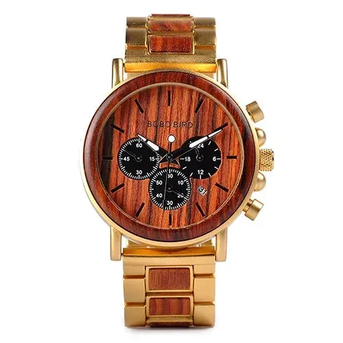 BOBO BIRD Luxury Wooden Wristwatch