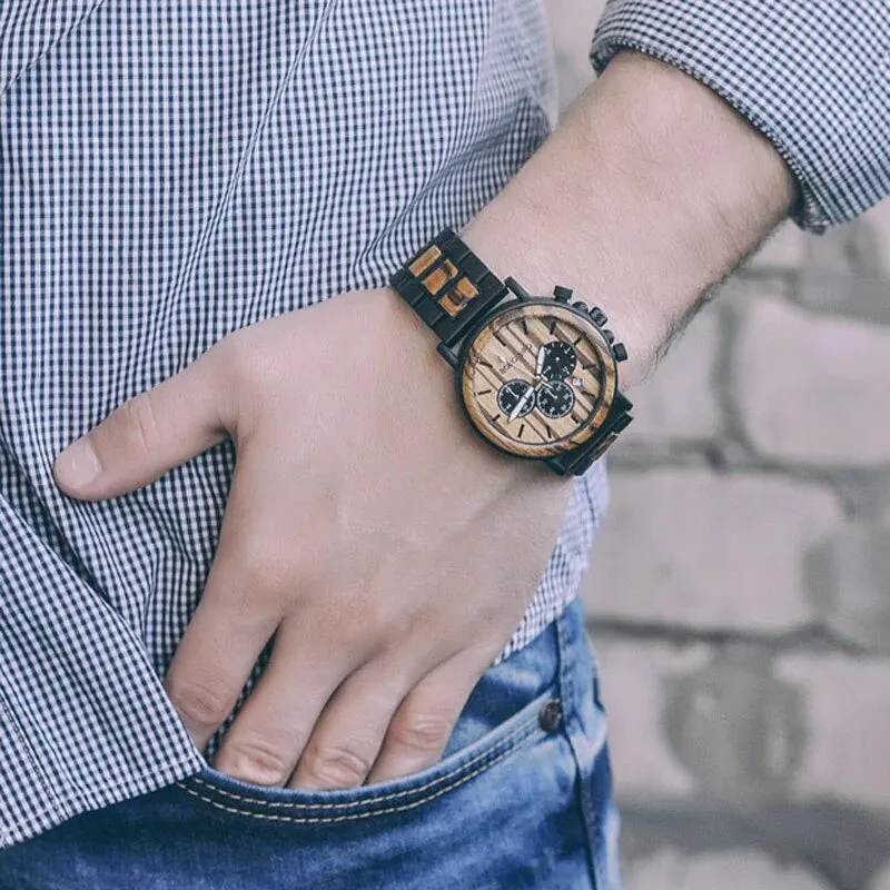 BOBO BIRD Luxury Wooden Wristwatch