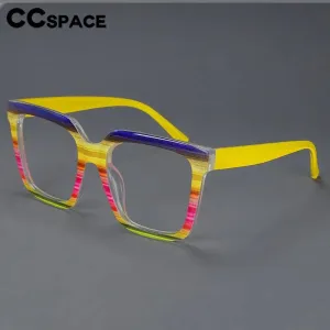 CCspace Women's Full Rim Large Square Reading Glasses R57090