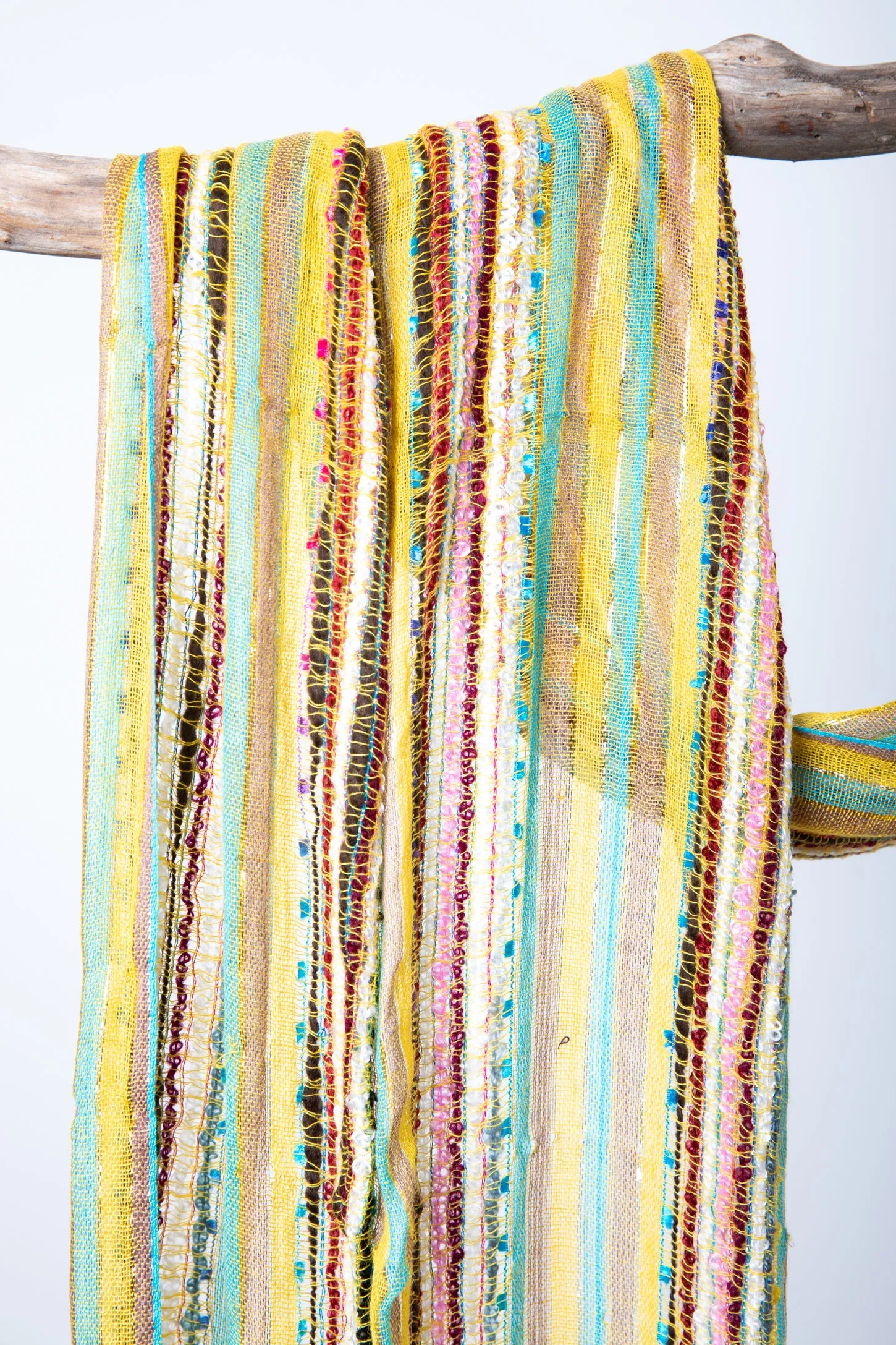 Confetti Stripe Lightweight Scarf