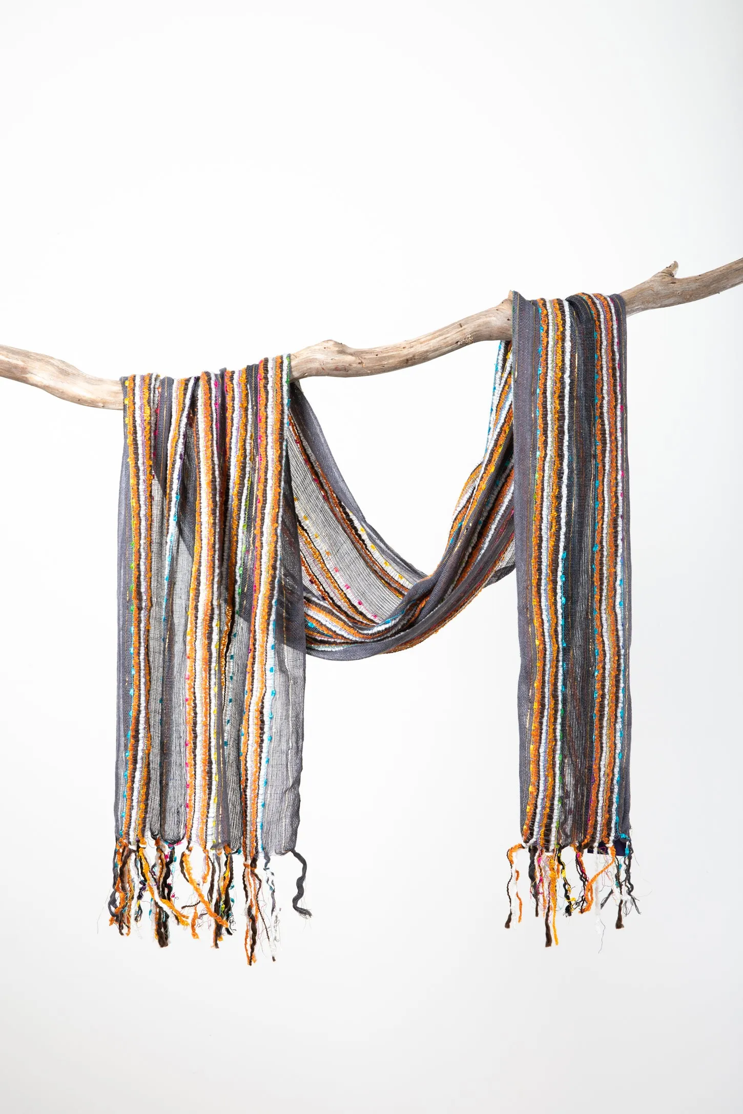 Confetti Stripe Lightweight Scarf