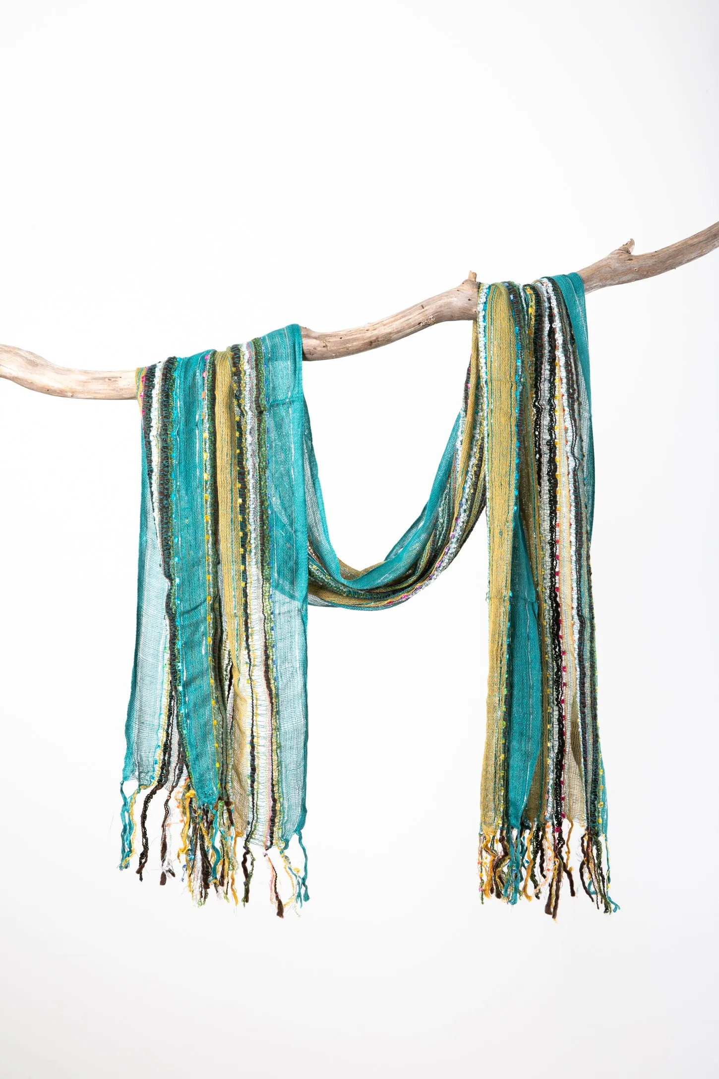 Confetti Stripe Lightweight Scarf