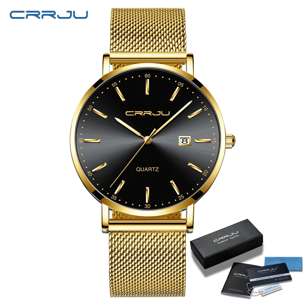 CRRJU Luxury Fashion Woman Bracelet Watch Women Casual Waterproof Quartz Ladies Dress Watches Gift Lover Clock Relogio Feminino