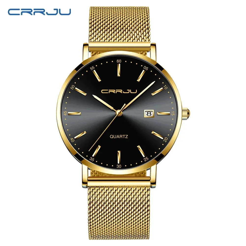 CRRJU Luxury Fashion Woman Bracelet Watch Women Casual Waterproof Quartz Ladies Dress Watches Gift Lover Clock Relogio Feminino