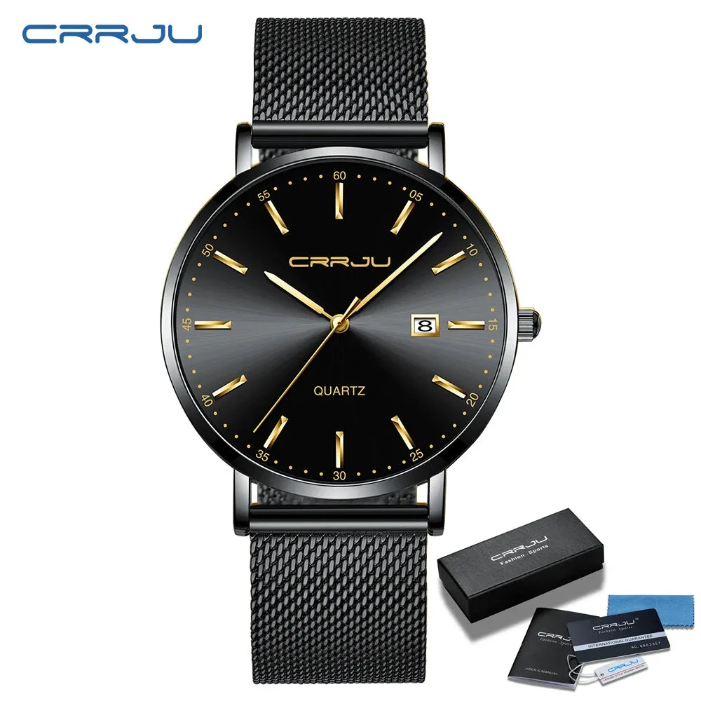 CRRJU Luxury Fashion Woman Bracelet Watch Women Casual Waterproof Quartz Ladies Dress Watches Gift Lover Clock Relogio Feminino