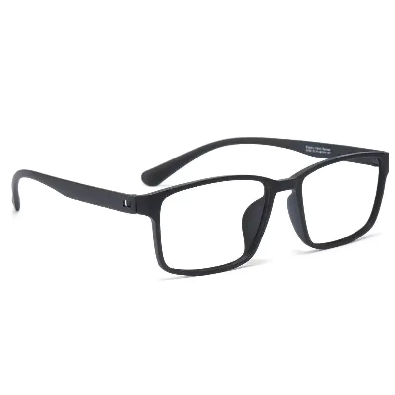 Cubojue Unisex Full Rim Oversized Tr 90 Titanium 155mm Myopic Reading Glasses