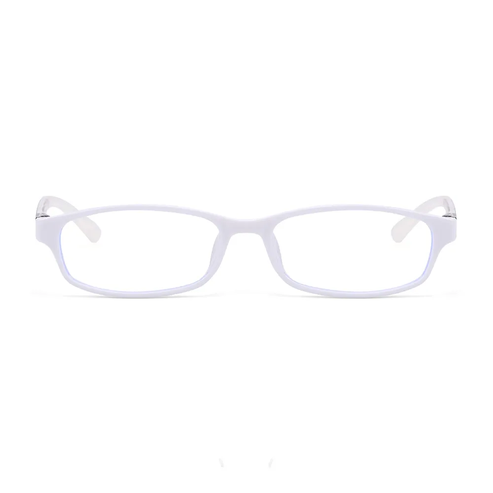 Cubojue Unisex Full Rim Rectangle Tr 90 Titanium Presbyopic Reading Glasses 9135