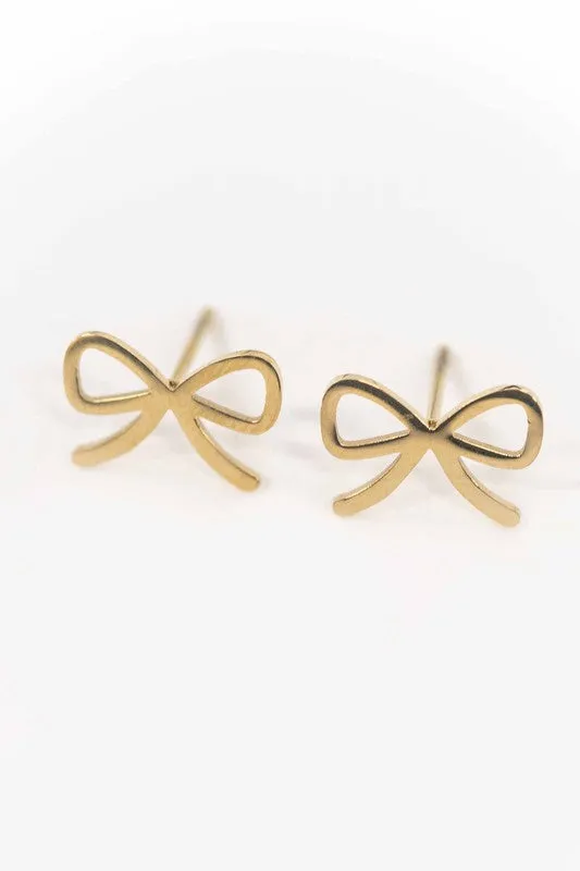 Cute Bow Stud Earrings