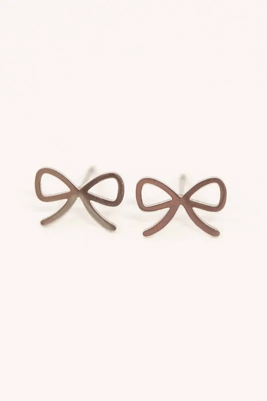 Cute Bow Stud Earrings