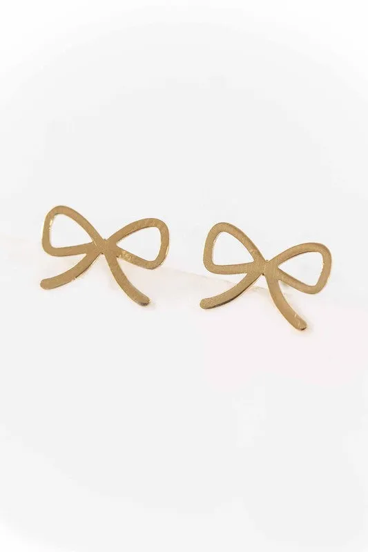 Cute Bow Stud Earrings