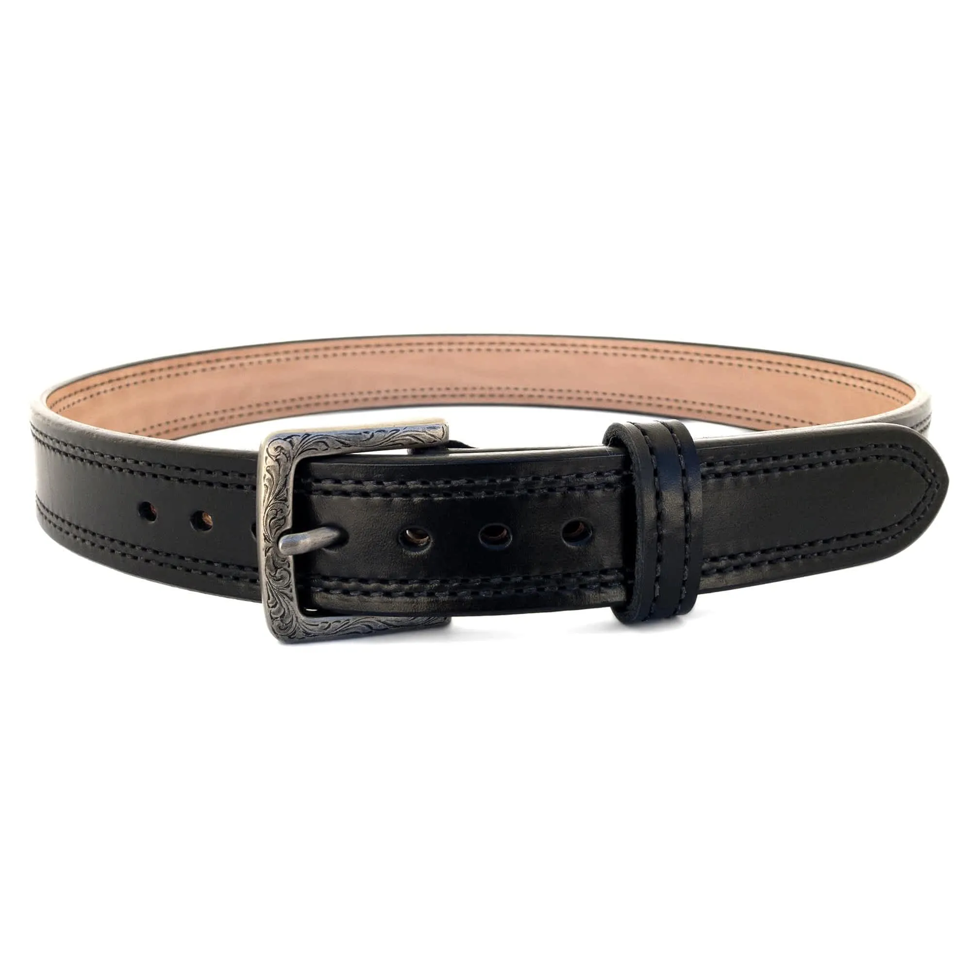 DOUBLE STITCHED, QUICK SHIP Dual-Layer Bullhide Gun Belt