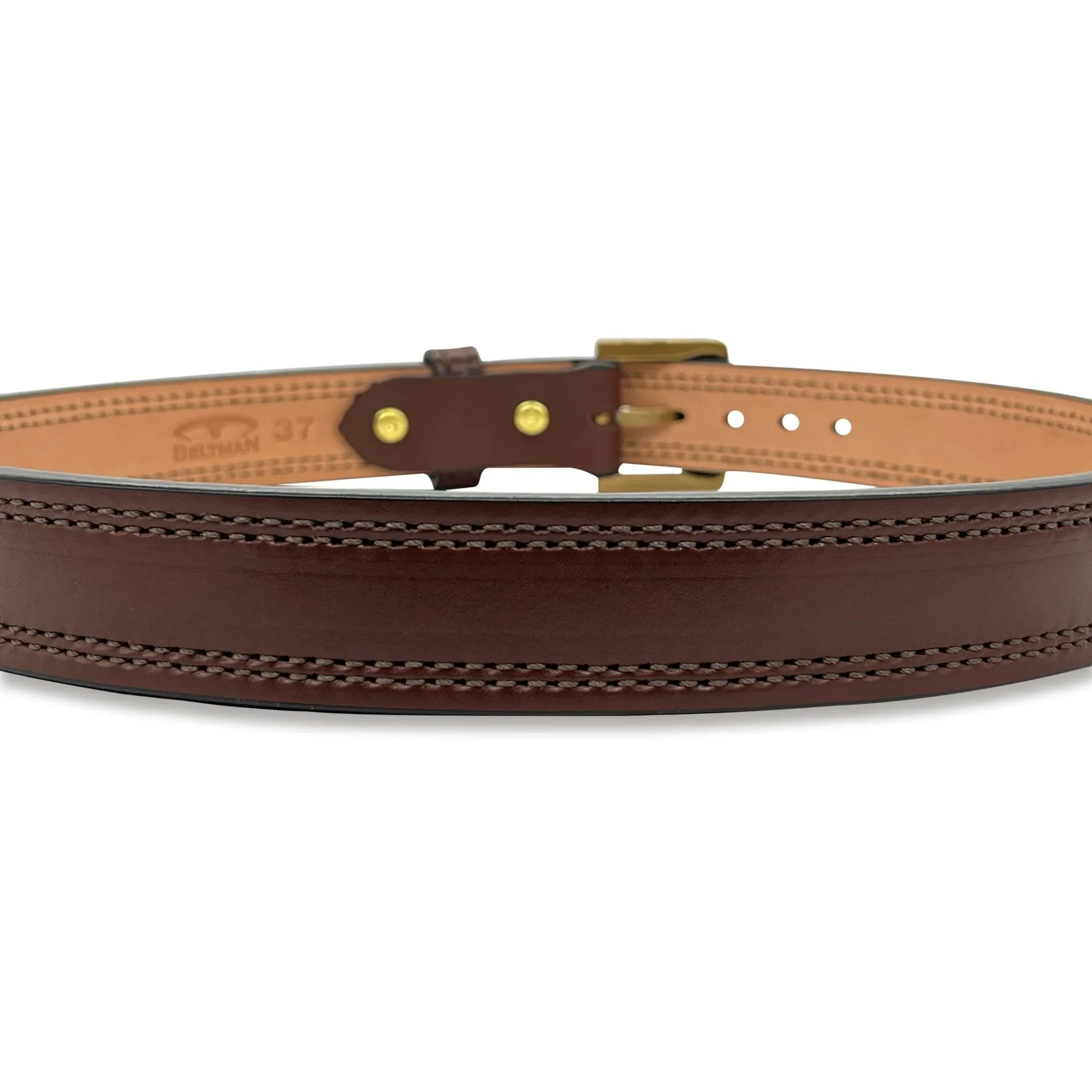 DOUBLE STITCHED, QUICK SHIP Dual-Layer Bullhide Gun Belt