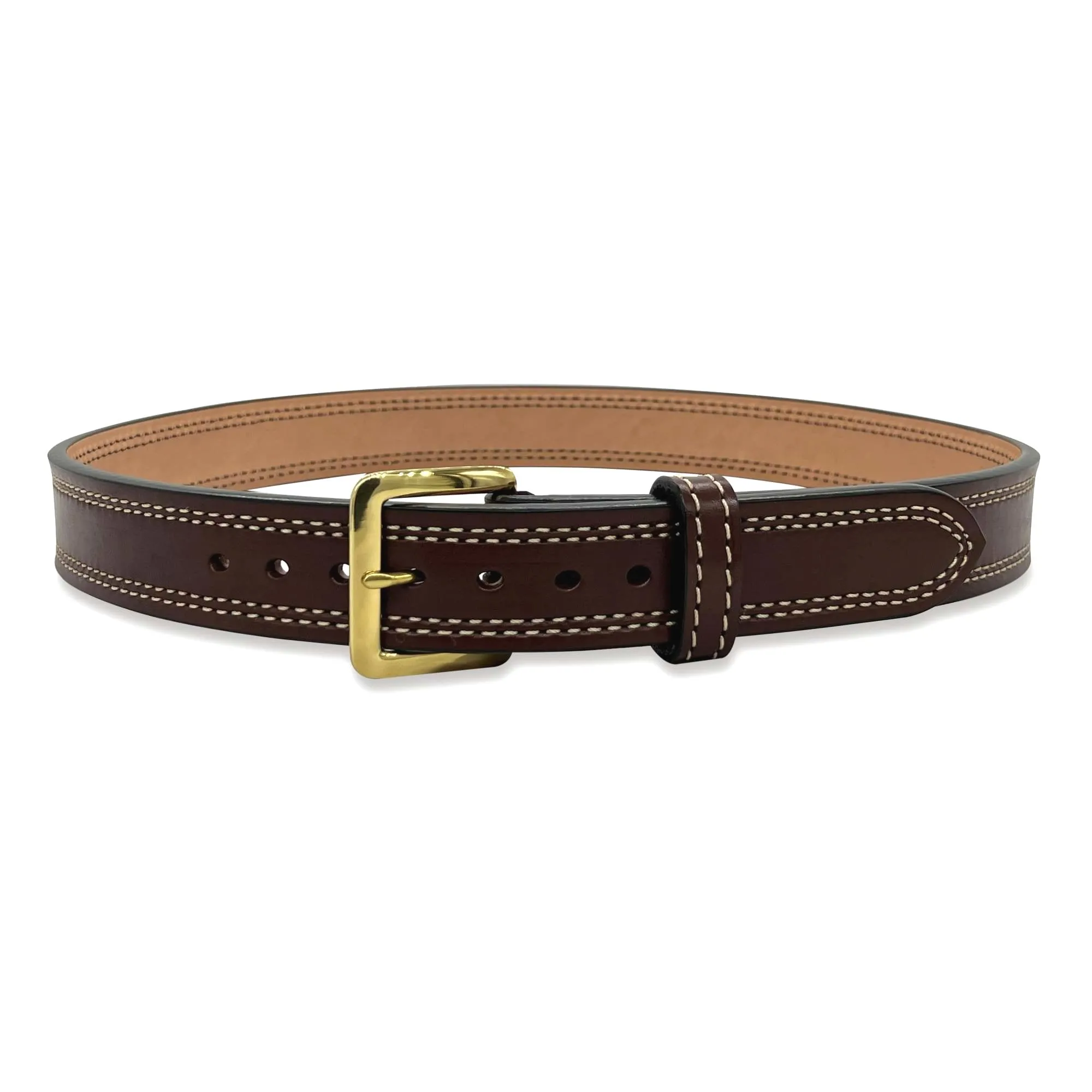 DOUBLE STITCHED, QUICK SHIP Dual-Layer Bullhide Gun Belt