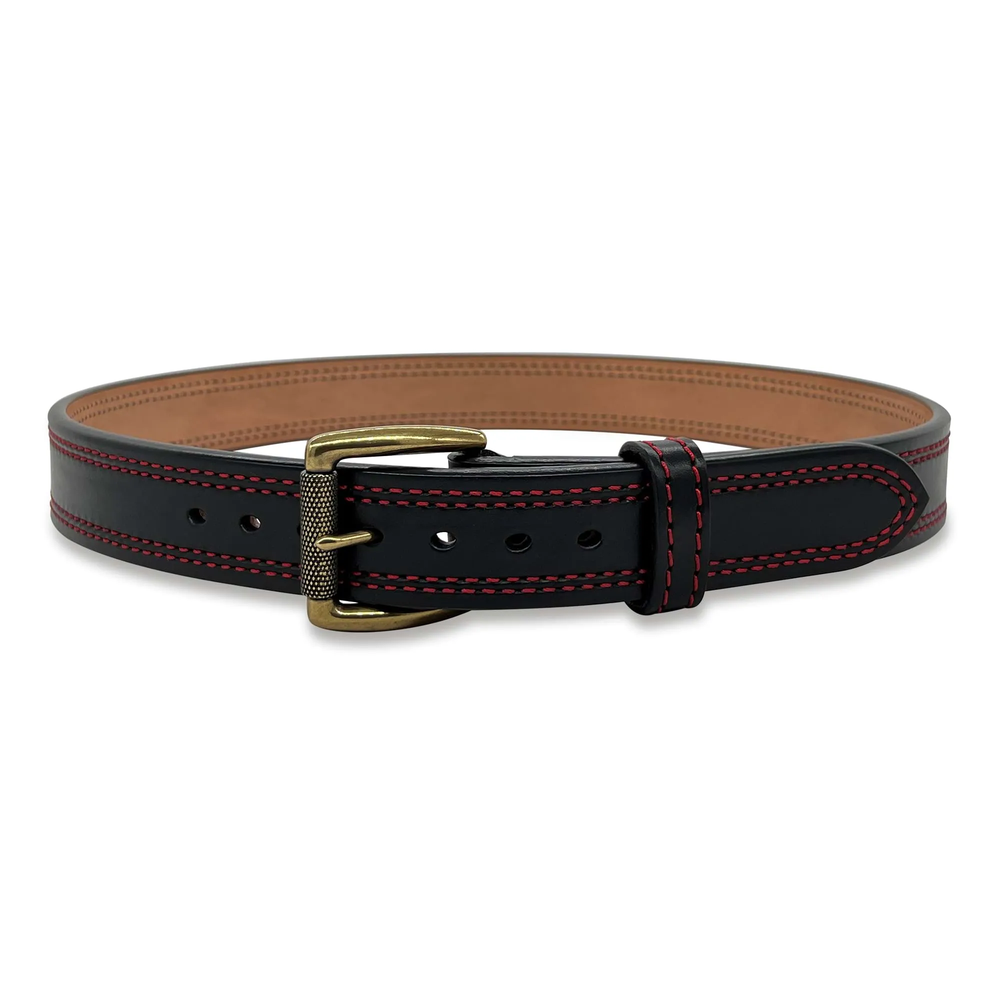 DOUBLE STITCHED, QUICK SHIP Dual-Layer Bullhide Gun Belt