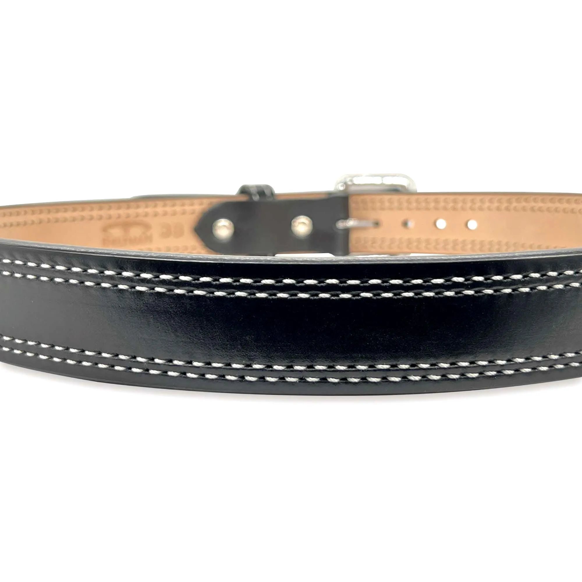 DOUBLE STITCHED, QUICK SHIP Dual-Layer Bullhide Gun Belt