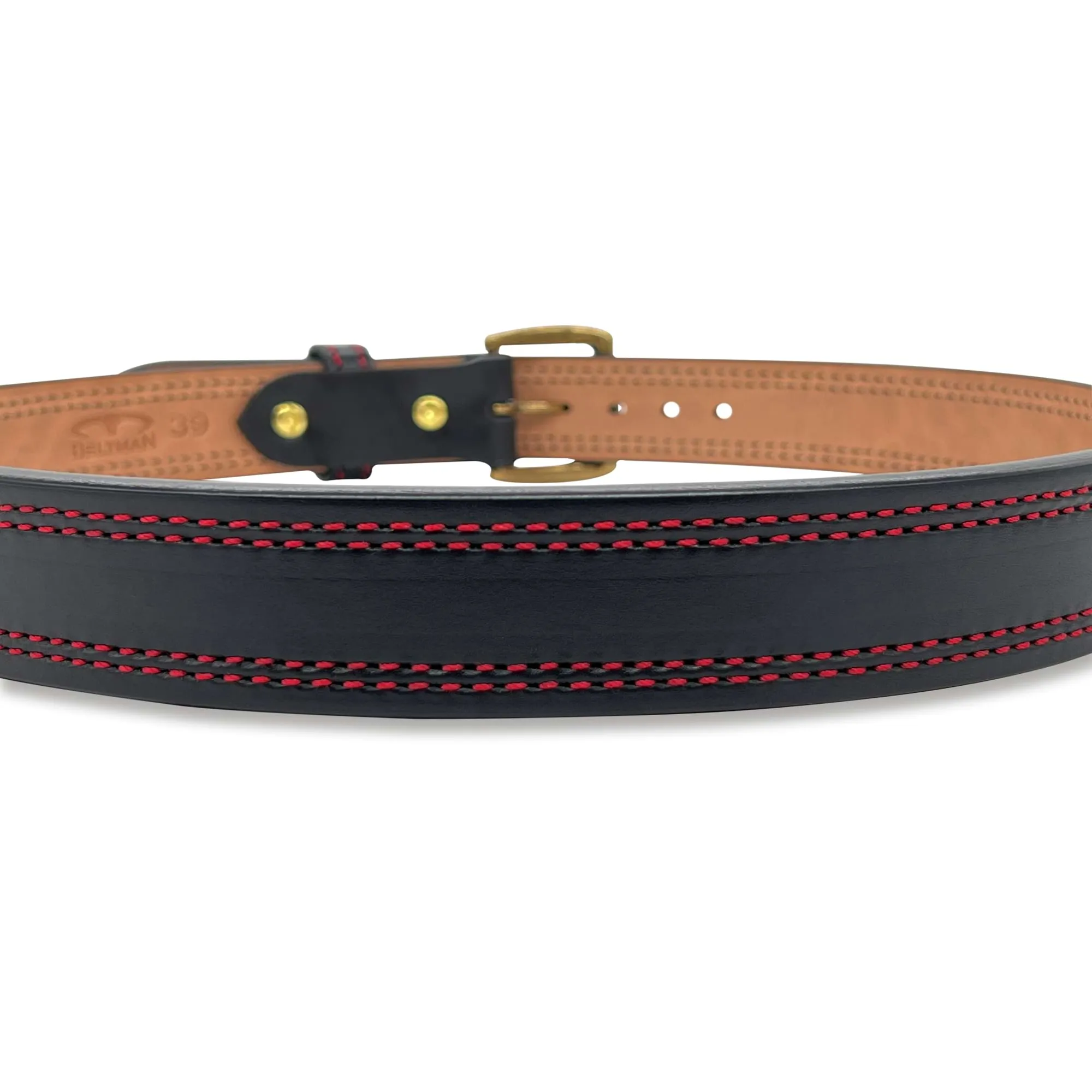 DOUBLE STITCHED, QUICK SHIP Dual-Layer Bullhide Gun Belt