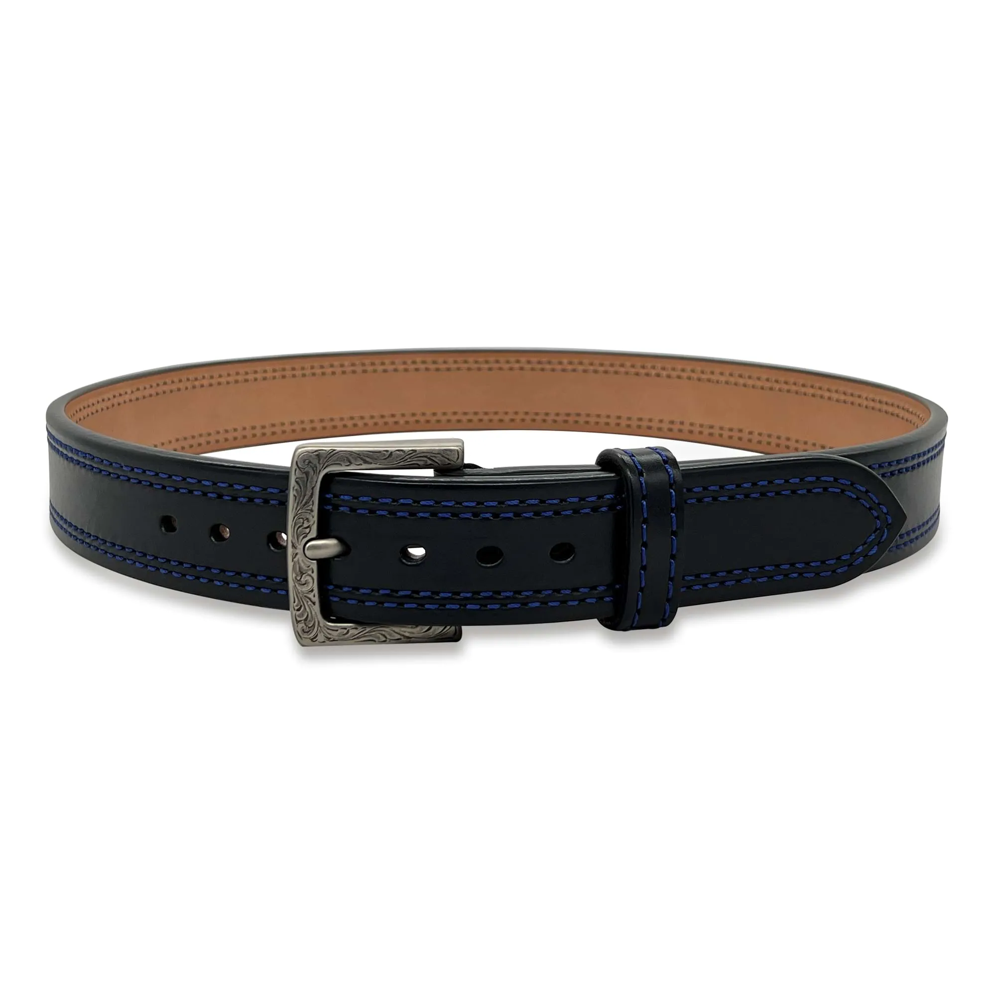 DOUBLE STITCHED, QUICK SHIP Dual-Layer Bullhide Gun Belt