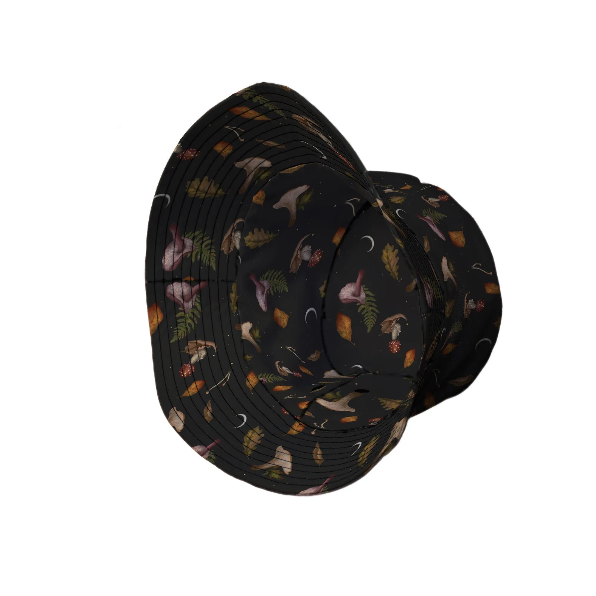 Episodic Autumn Mushrooms Space Bucket Hat