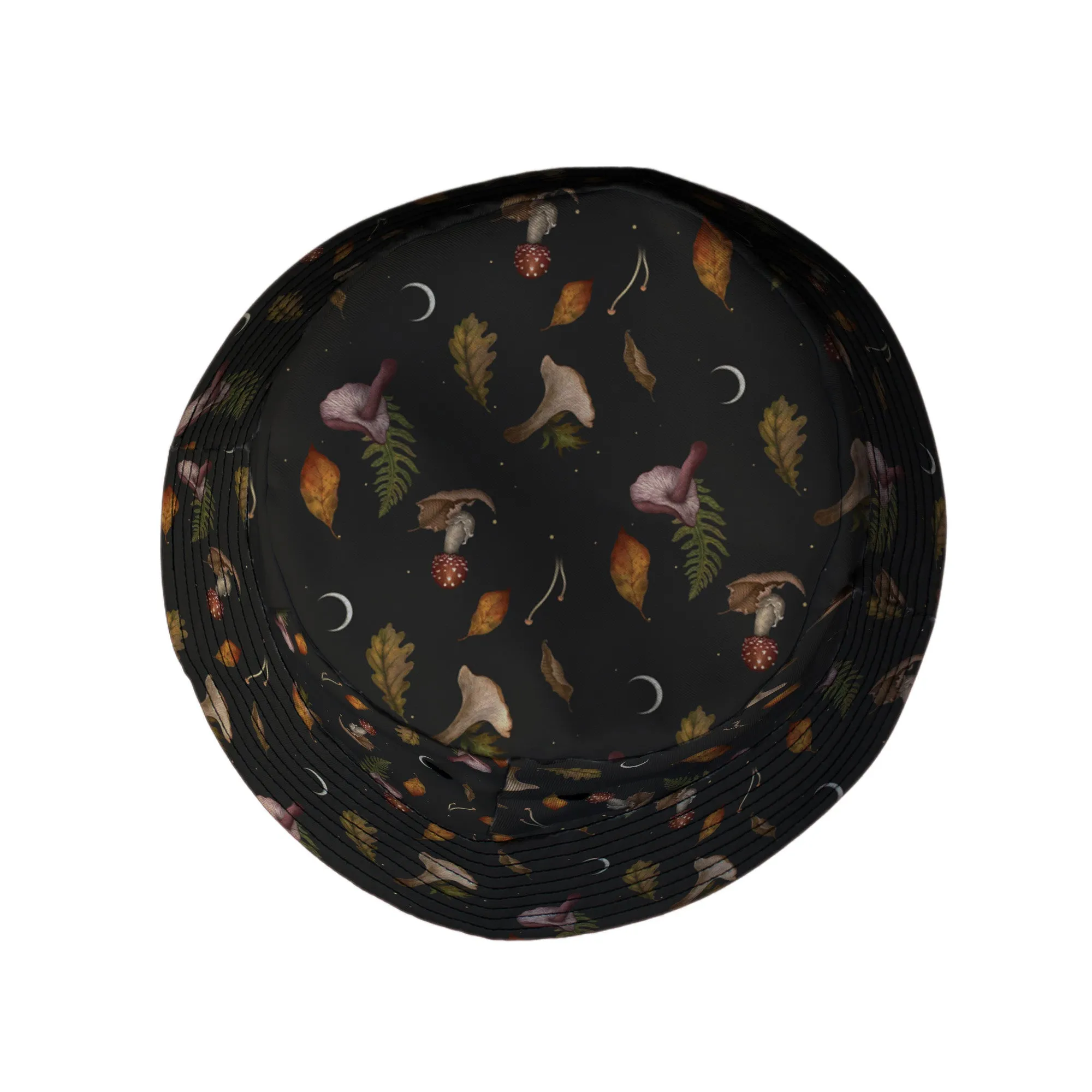 Episodic Autumn Mushrooms Space Bucket Hat