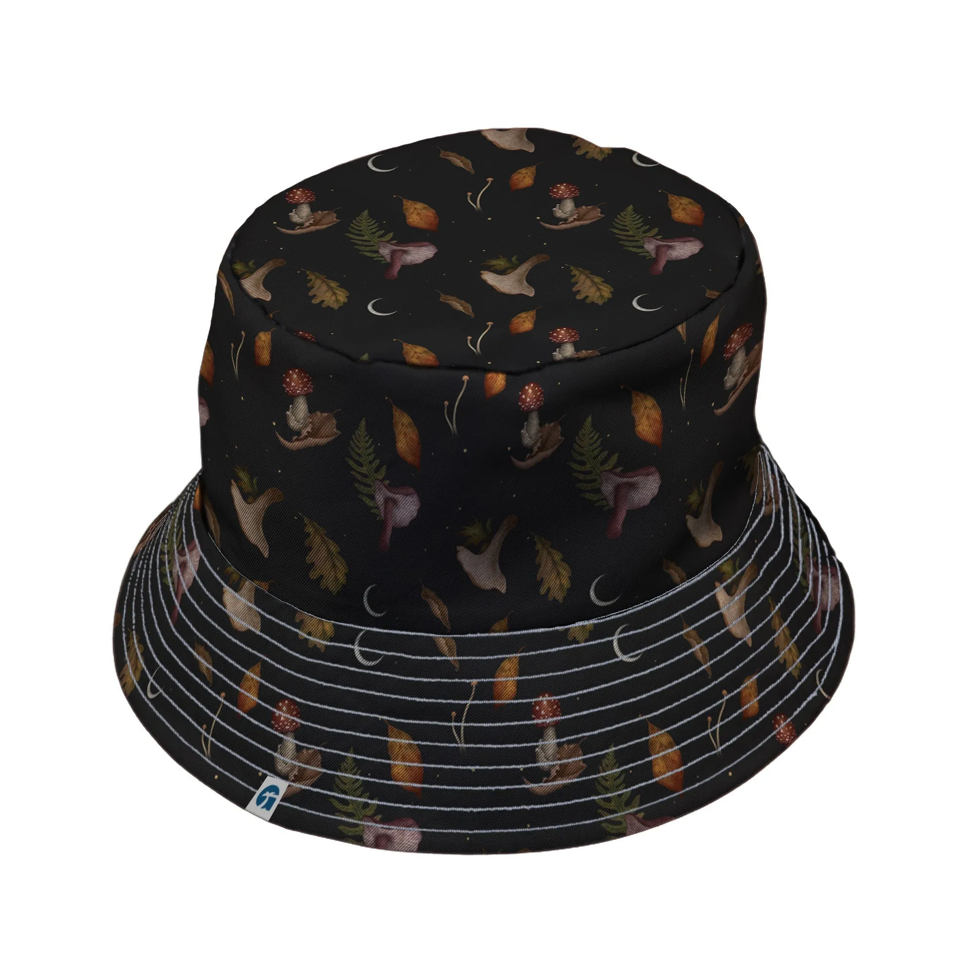 Episodic Autumn Mushrooms Space Bucket Hat