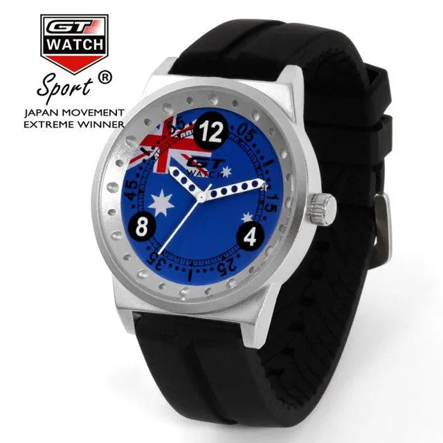 Factory direct sale fast shipping 1pcs GT WATCH World Car Racing Sport Italy Men's Military Wristwatch