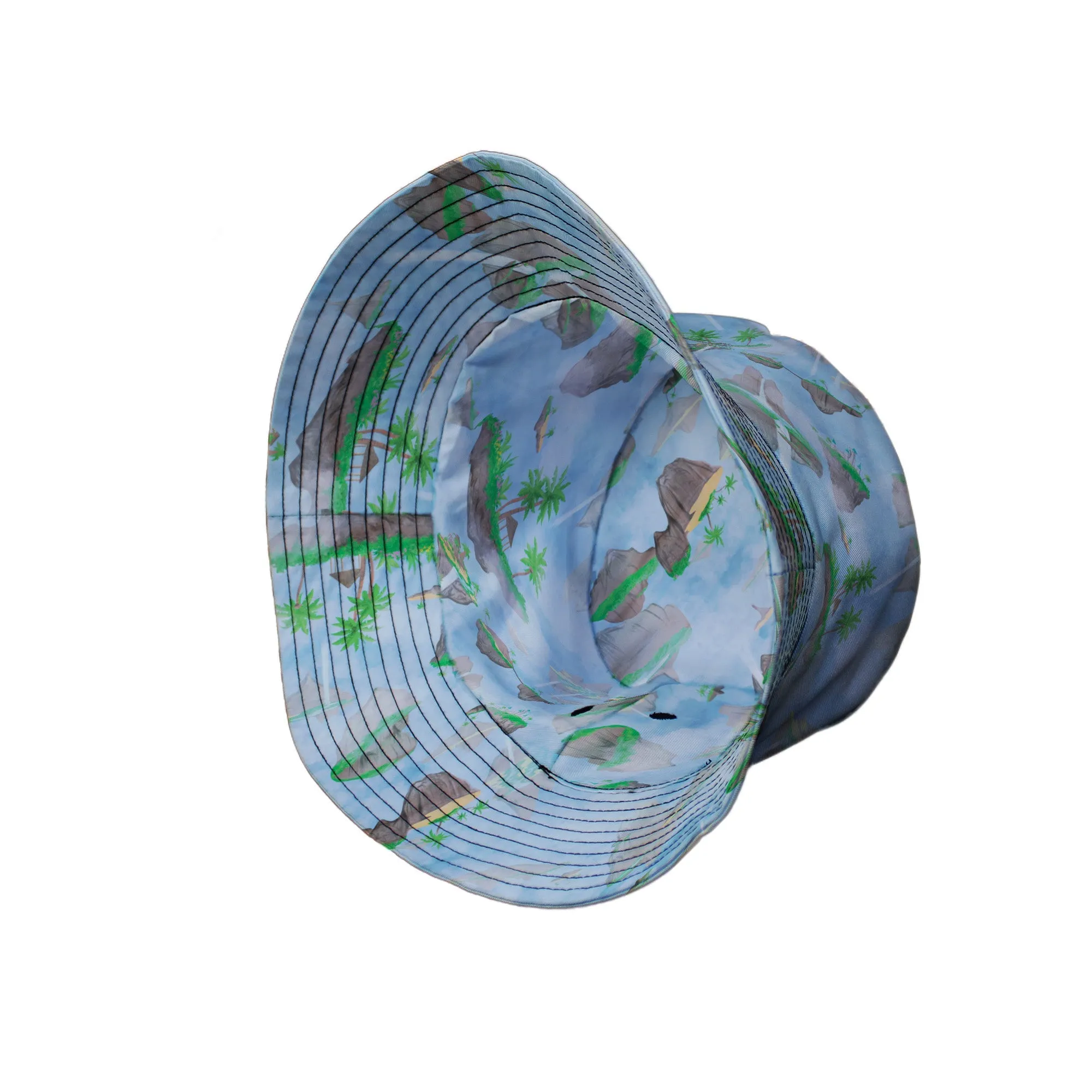 Fantasy Floating Isles Dnd Bucket Hat