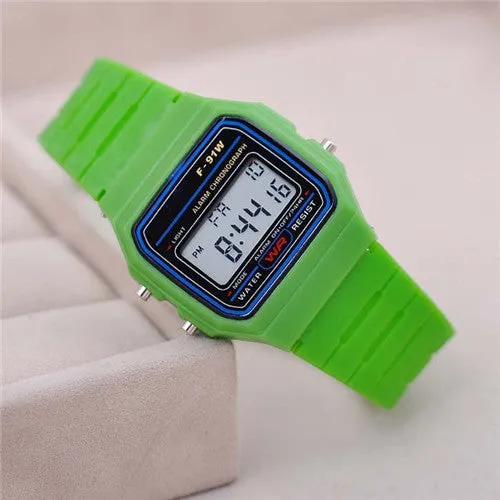 Fashion Sport Watch For Men Women Kid Colorful Electronic Led Digital Kids Watches Multifunction Jelly Wristwatch Clock Hour