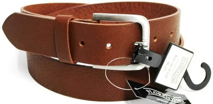 Florentino / Hide & Chic Factory Second Quality Leather Men’s Belt. Style: 43007