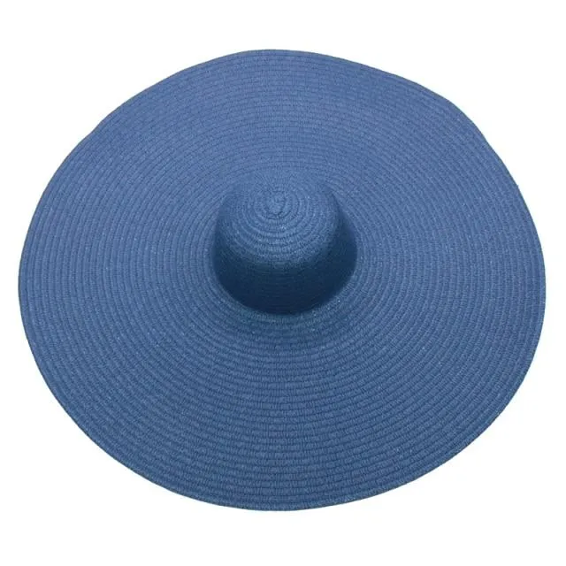 Foldable Women Oversized Hat Large Brim Summer Sun Beach Hats