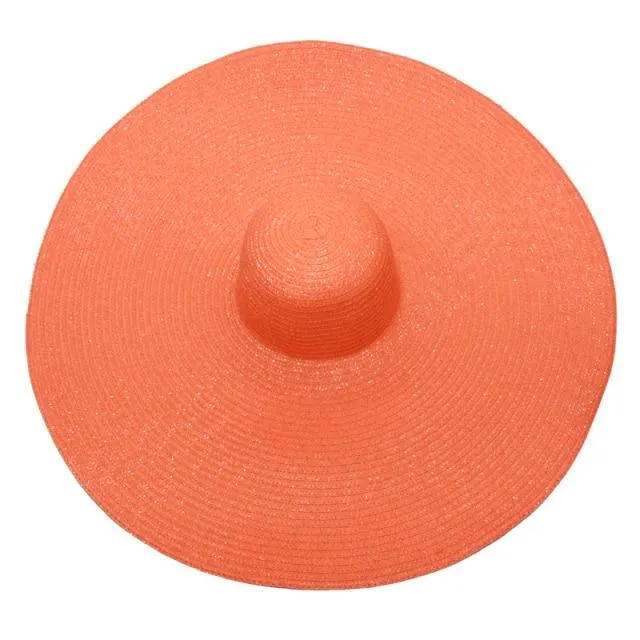 Foldable Women Oversized Hat Large Brim Summer Sun Beach Hats