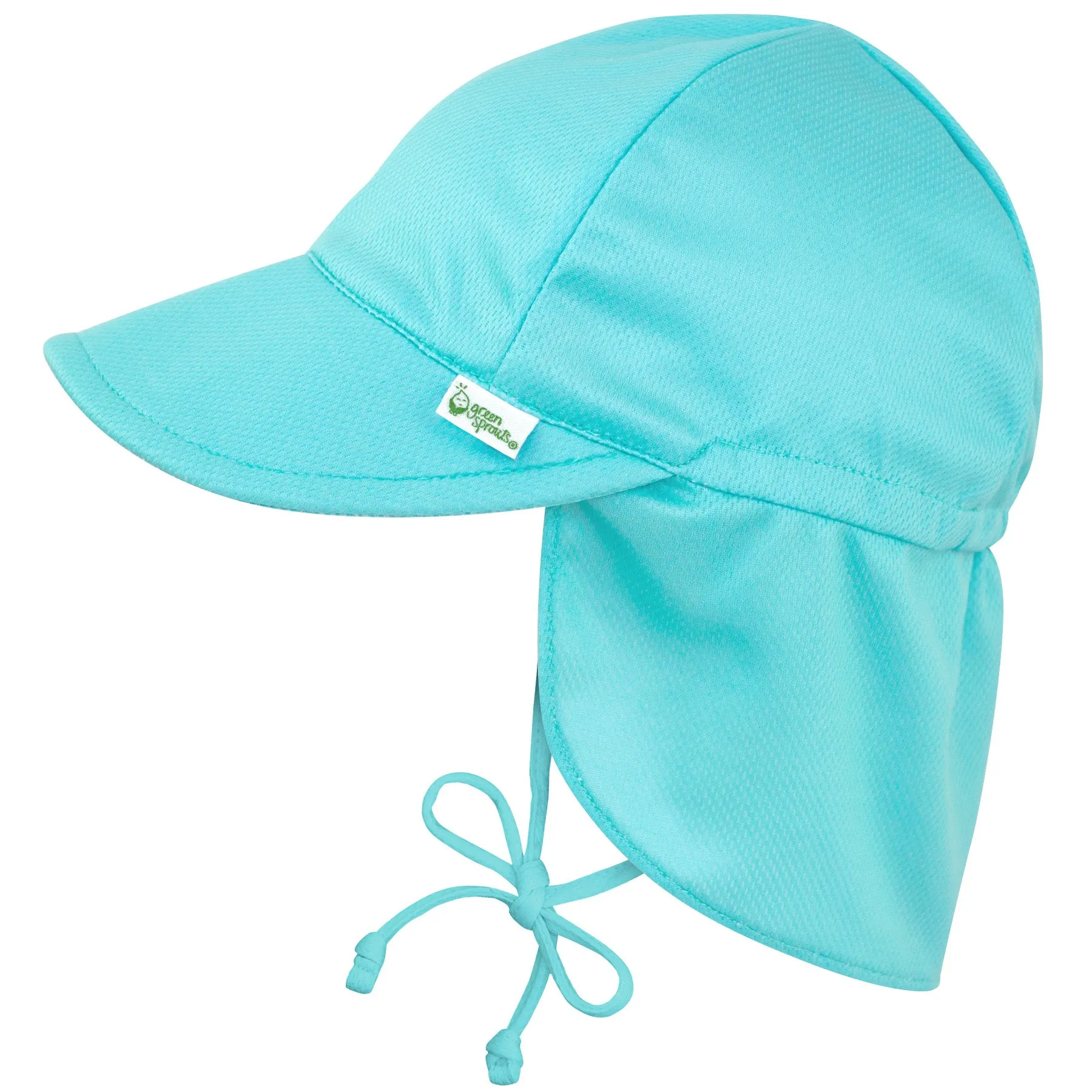 Green Sprouts UPF50  Aqua Blue Breathable Sun Hat