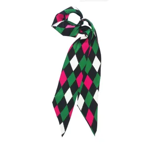 Harlequin Super Skinny Silk Scarf