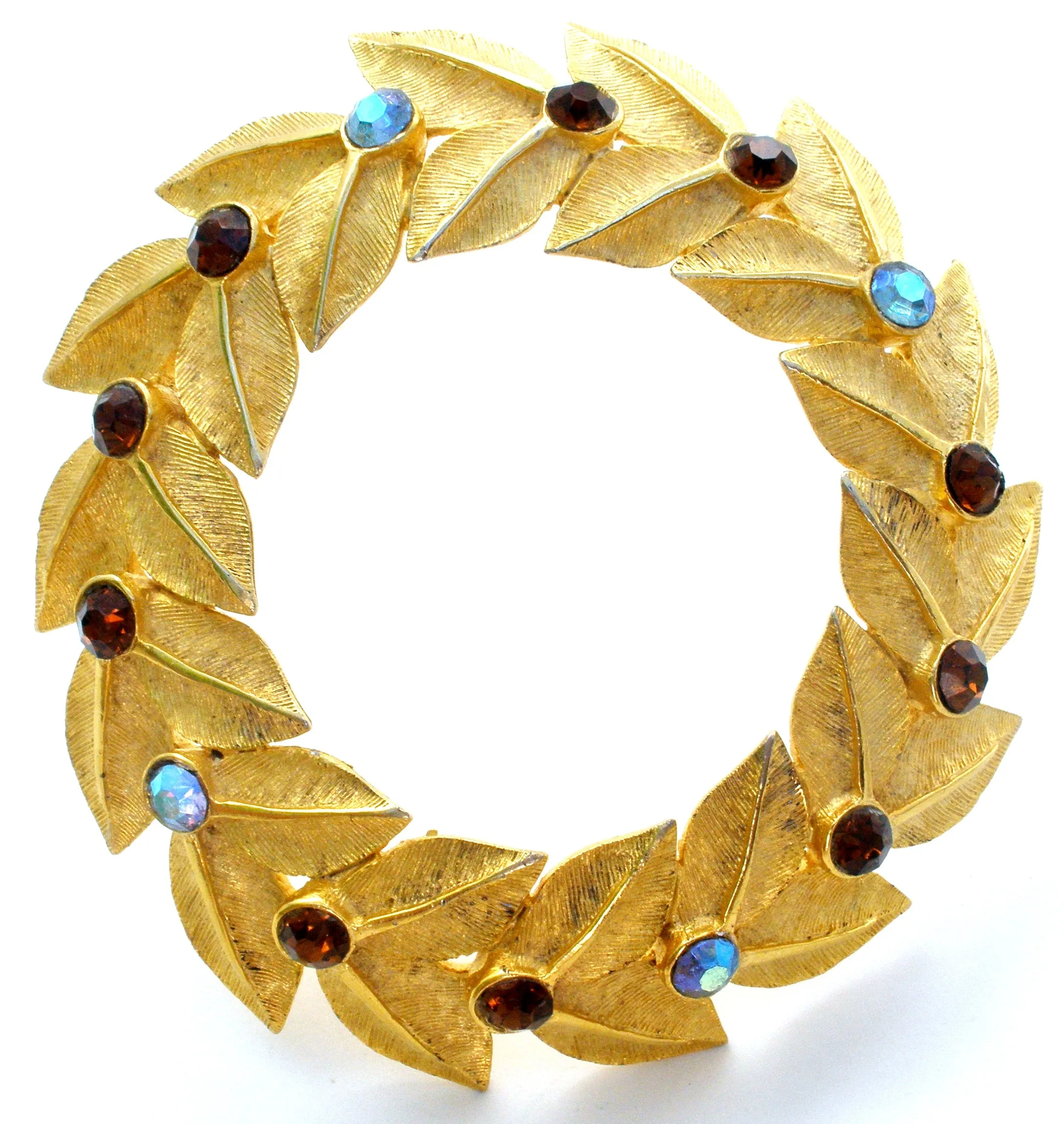 Hattie Carnegie Wreath Brooch Vintage