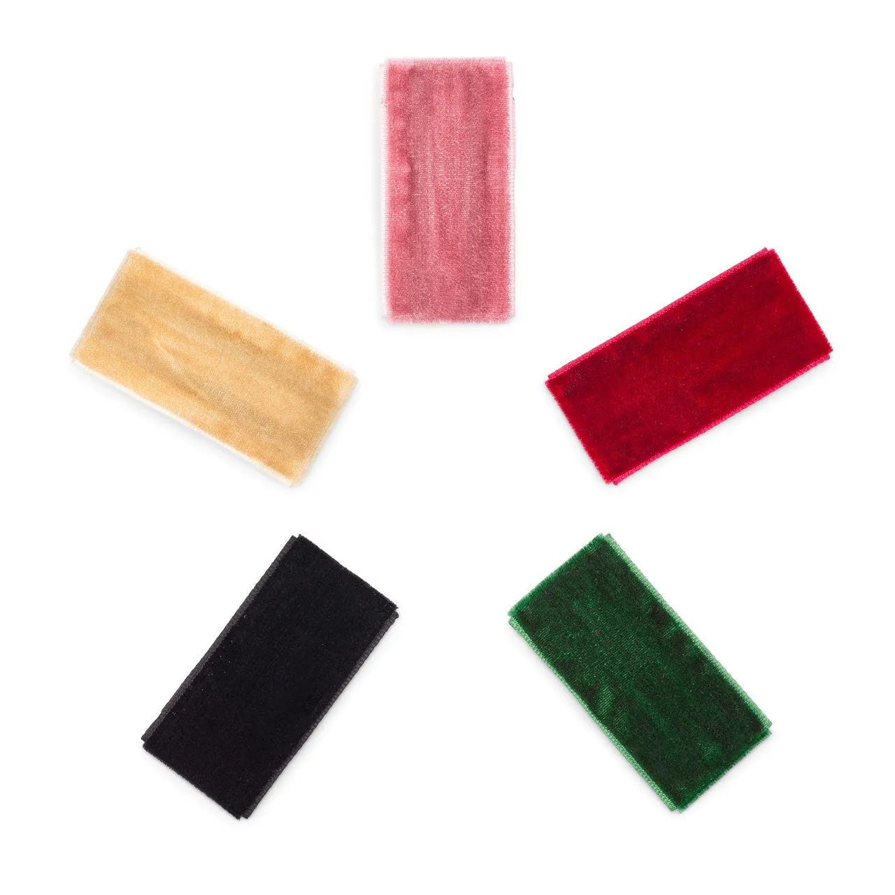 Holly Set - Velvet Hair Clips