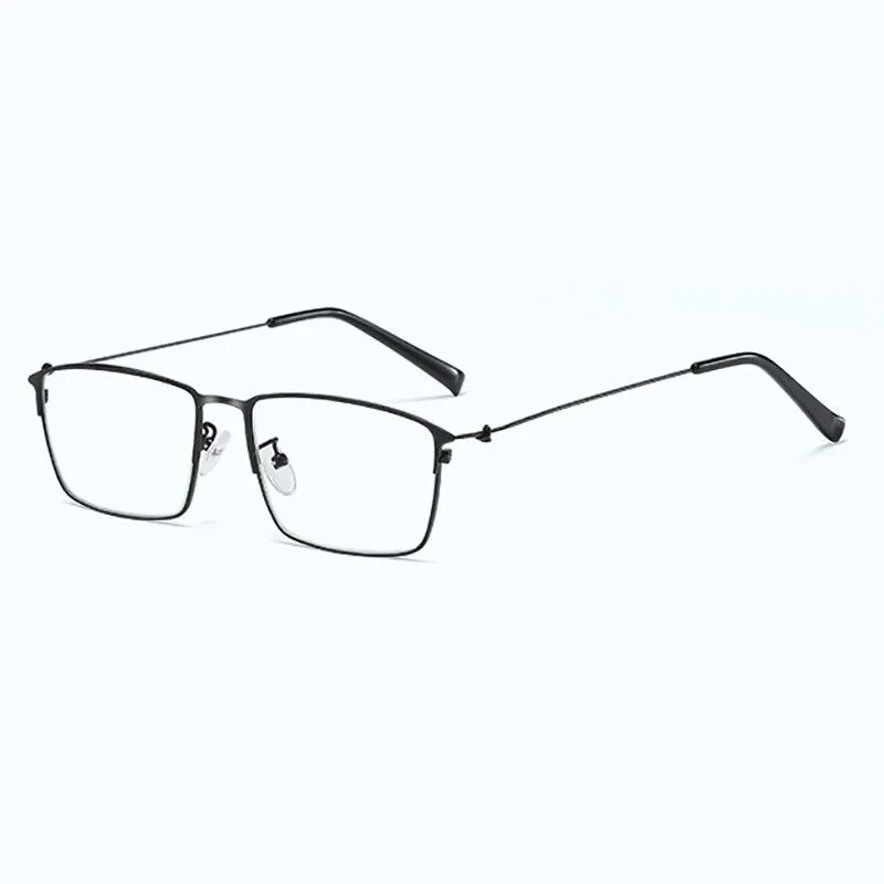 Hotony Unisex Full Rim Square Alloy Frame Anti Blue Light Reading Glasses  9011