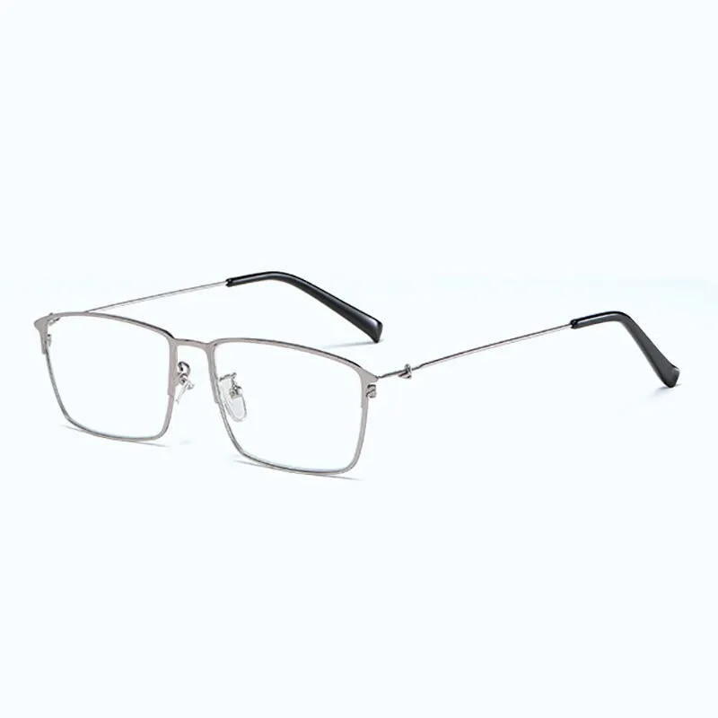 Hotony Unisex Full Rim Square Alloy Frame Anti Blue Light Reading Glasses  9011