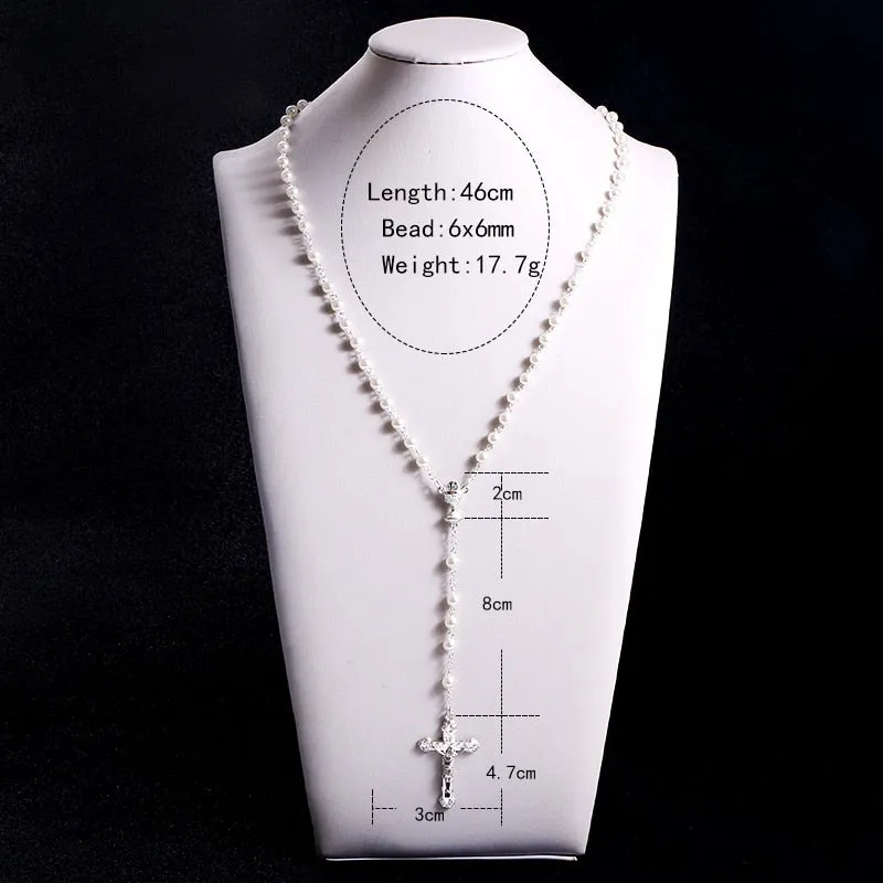 Imitation Pearl Orthodox Holy Rosary - Wedding-Communion Gift