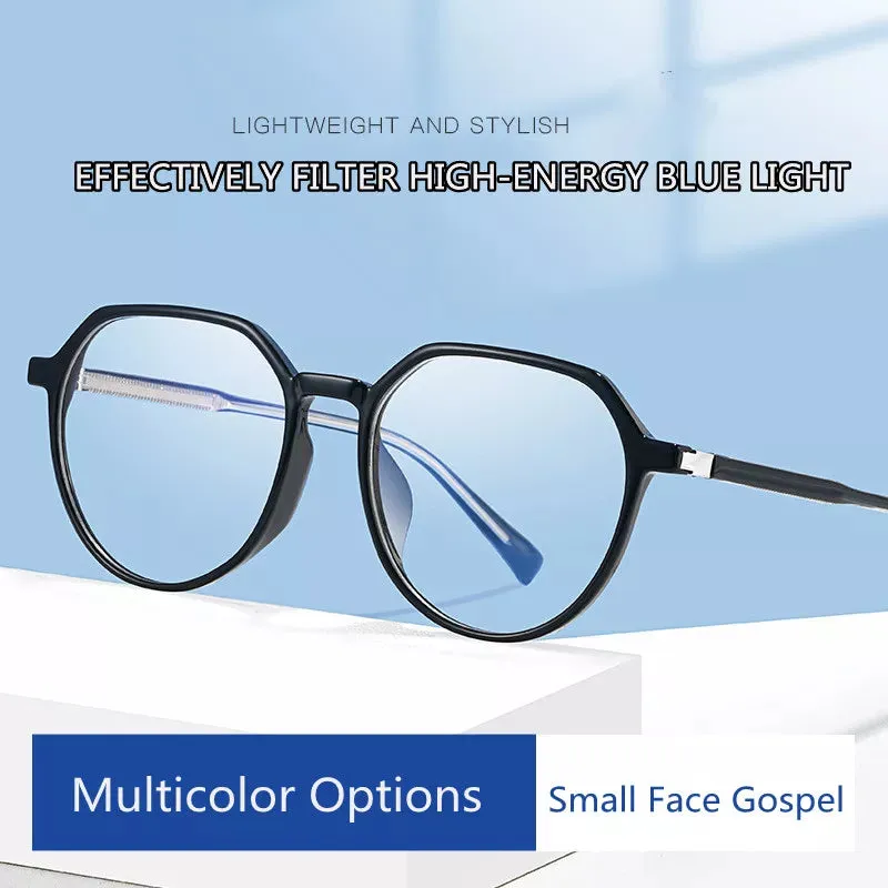 Kocolior Unisex Full Rim Flat Top Oval Tr 90 Hyperopic Reading Glasses 7810