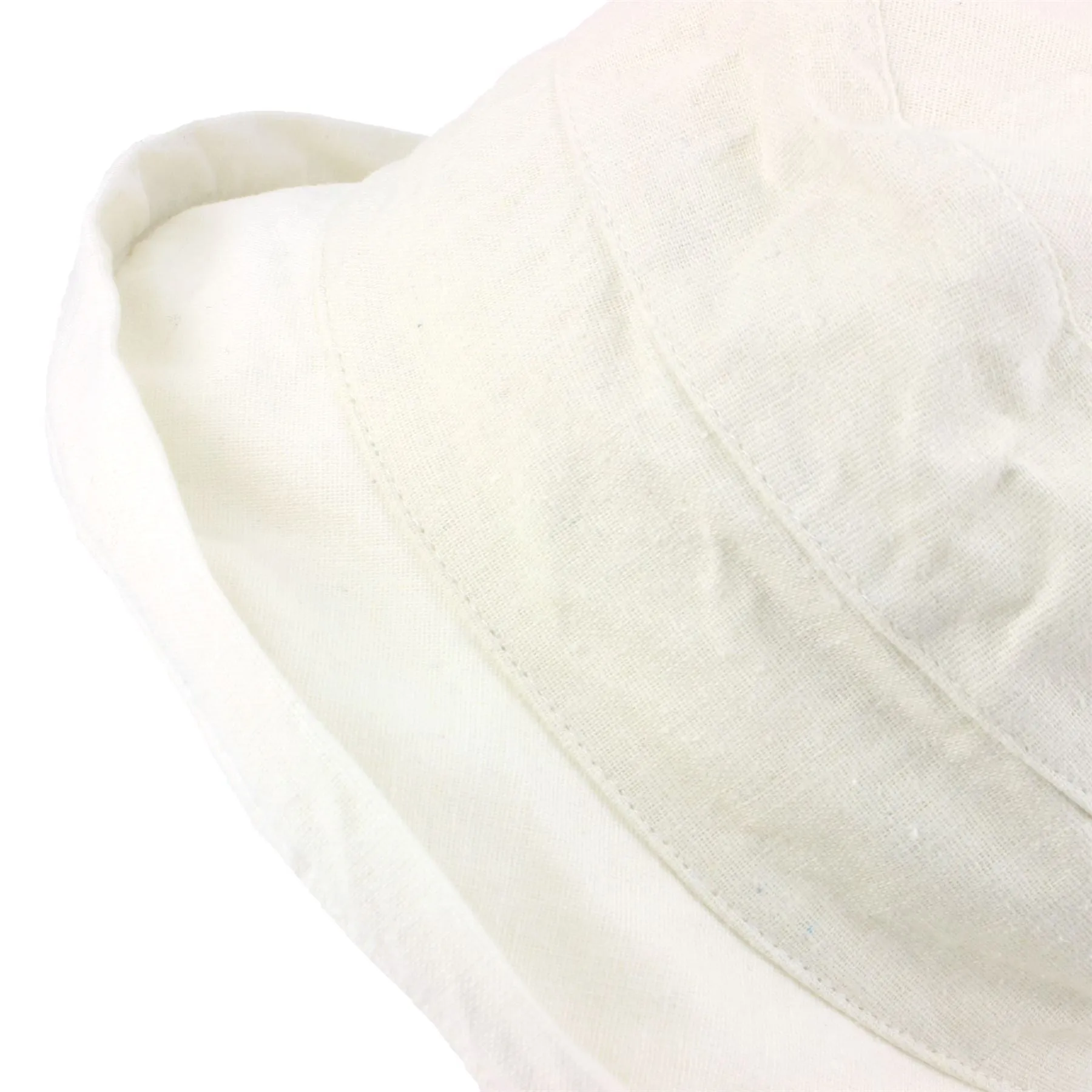 Ladies Linen Sun Hat - Off White