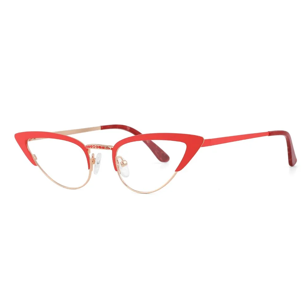 Laoyehui Women's Full Rim Cat Eye Alloy Presbyopic Reading Glasses Glr8931